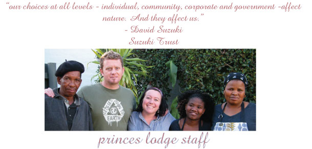 Staff of Princes Lodge Guesthouse